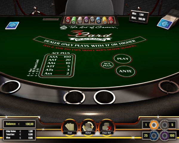 3 Card Blackjack Screenshot