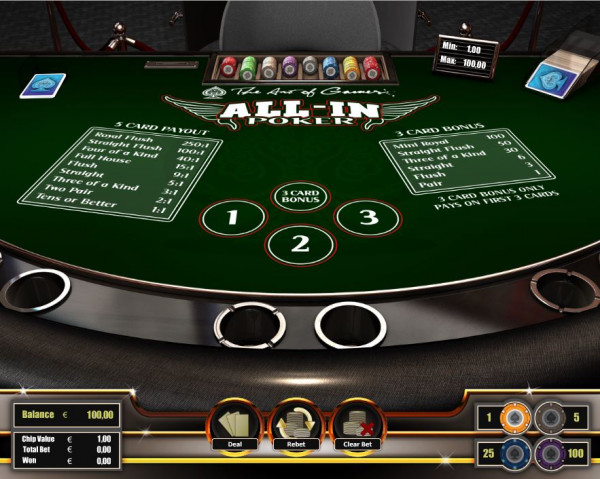 All In Poker Screenshot