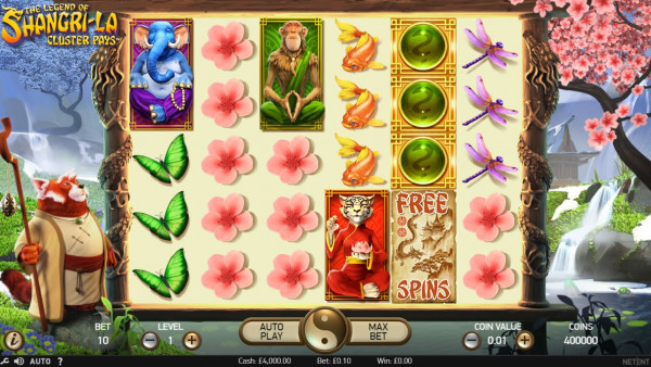 The Legend of Shangri-La: Cluster Pays Screenshot