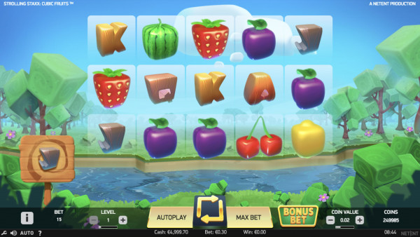 Strolling Staxx: Cubic Fruits Screenshot