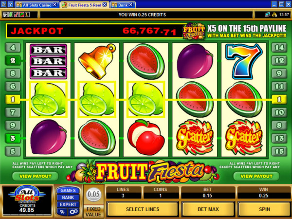 Fruit Fiesta 5 Reel Screenshot